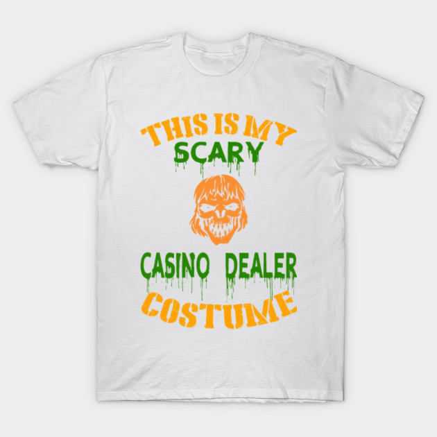 This Is My Scary Casino Dealer Costume T-Shirt-TOZ